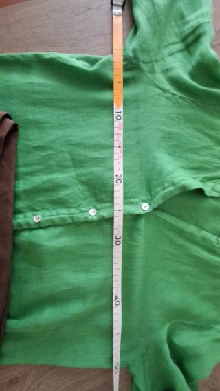 Camicia Lino Verde Donna