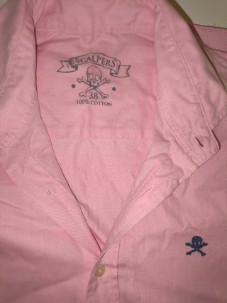 Camisa Scalpers Rosa Hombre Talla M (38-40)