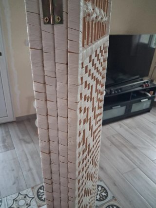 Biombo blanco separador de ambientes