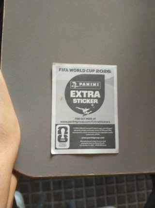 Cromo Panini Extra Sticker Vinícius Júnior