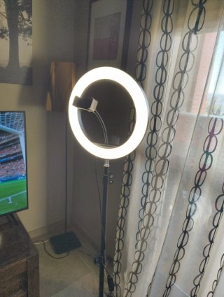 Trípode Aro Luz LED con Soporte Móvil