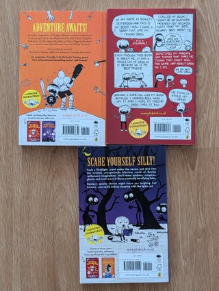 3 libros de Rowley Jefferson -Jeff Kinney (Inglés)