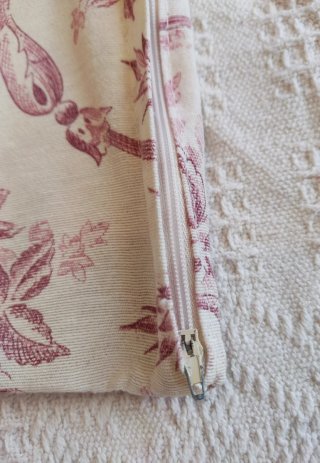 Funda Cojín Vintage 45x45 Reversible Toile de Jouy