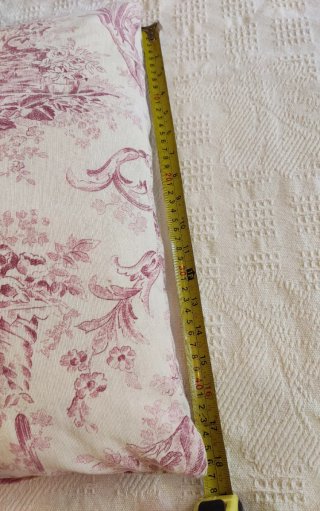 Funda Cojín Vintage 45x45 Reversible Toile de Jouy