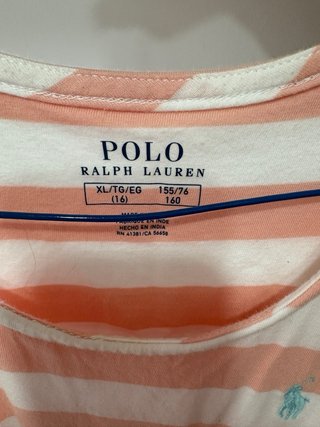 Vestido largo rayas Polo Ralph Lauren