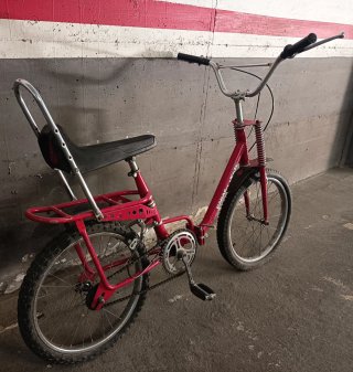 Bicicleta Clásica Rabasa Derbi Roja