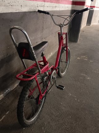 Bicicleta Clásica Rabasa Derbi Roja