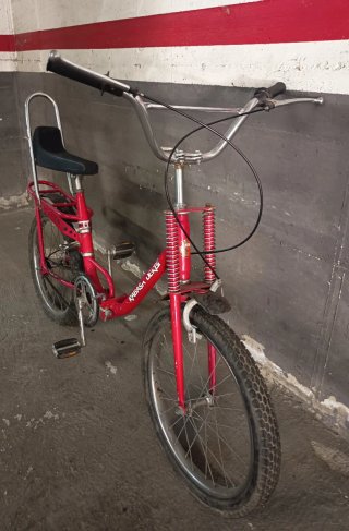 Bicicleta Clásica Rabasa Derbi Roja