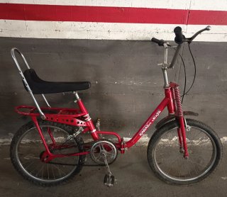 Bicicleta Clásica Rabasa Derbi Roja