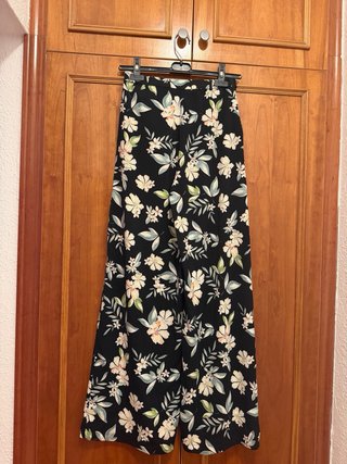 Pantalones anchos estampados florales