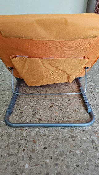 Esterilla Reclinable Playa Naranja