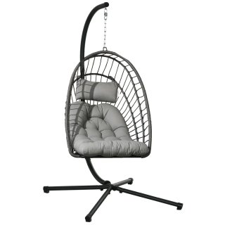 Silla Colgante Plegable con Soporte
