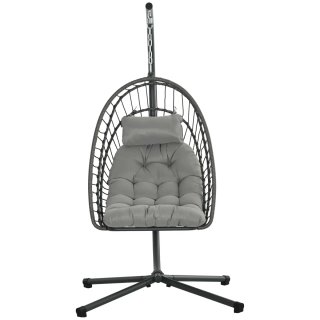 Silla Colgante Plegable con Soporte