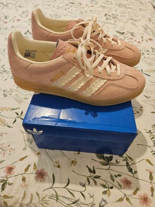 Adidas Gazelle rosas ante