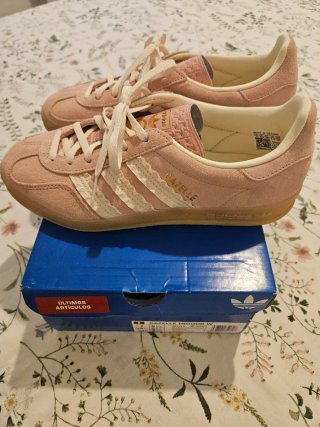 Adidas Gazelle rosas ante