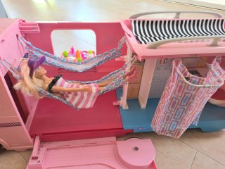Caravana Barbie Rosa