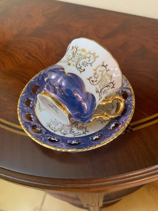 Taza de porcelana