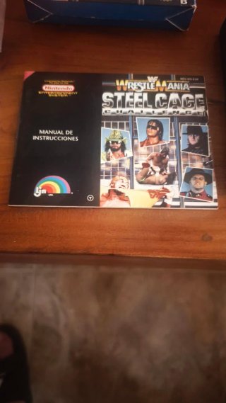 Wrestlemania Steel Cage Challenge NES PAL España