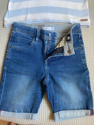 Conjunto de Polo y pantalón corto niño T.10