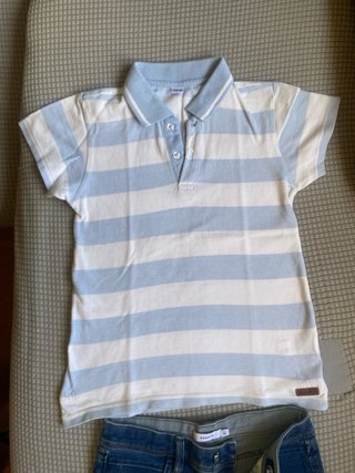Conjunto de Polo y pantalón corto niño T.10