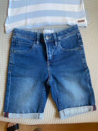 Conjunto de Polo y pantalón corto niño T.10
