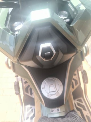Zontes 368G Adventure Moto Gris/Verde