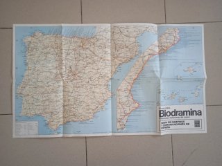 Biodramina mapa de caminos y comunicaciones