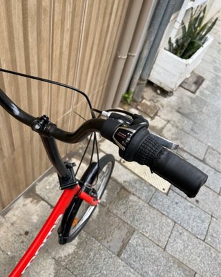 Bicicleta Moma Plegable Roja