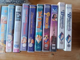 Lote 16 Cintas VHS Disney Clásicos