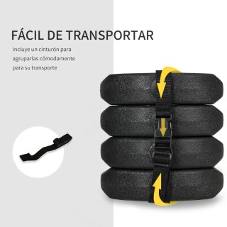 Pack 4 Pesos para Carpas Plegables