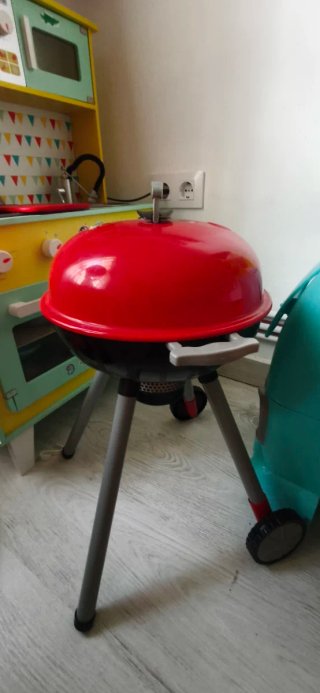 Barbacoa de juguete roja alto 55cm