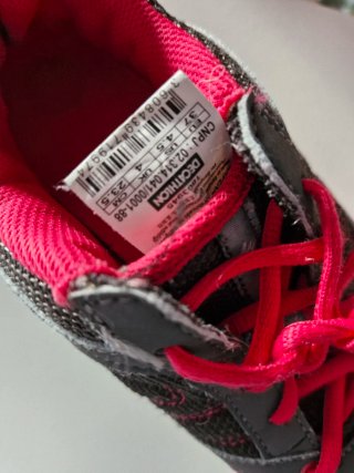 Zapatillas deportivas mujer grises y rosas