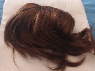 Peluquín pelo natural virgen castaño oscuro