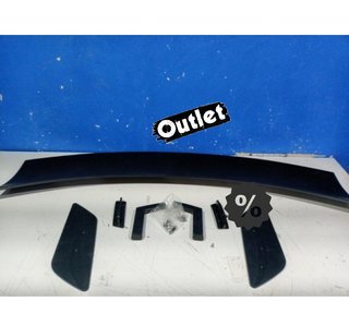 ML ALERON SPOILER FORD MUSTANG 15-21 LOOK GT500 ABS NEGRO C