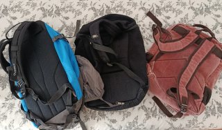 Mochilas x 4, Quechua y Samsonite