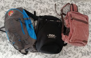 Mochilas x 4, Quechua y Samsonite