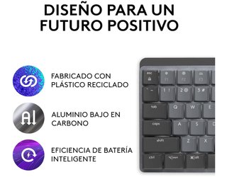 Logitech MX Teclado Mecánico Inalámbrico Iluminado