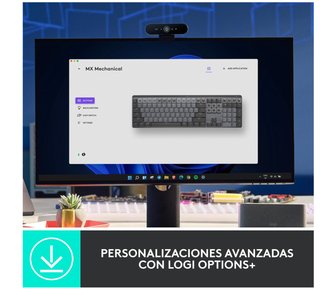 Logitech MX Teclado Mecánico Inalámbrico Iluminado