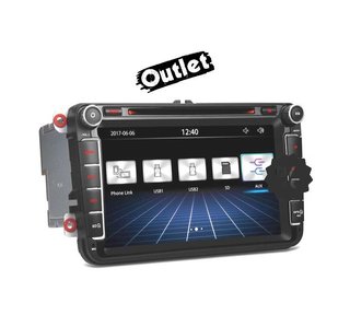 ML RADIO NAVEGADOR 8" VOLKSWAGEN VW USB GPS TACTIL HD M00036