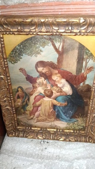 Antiguo cuadro religioso