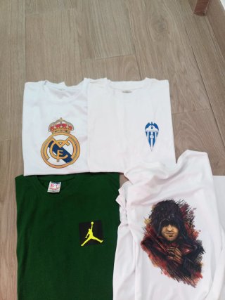 Lote 4 Camisetas Talla XL