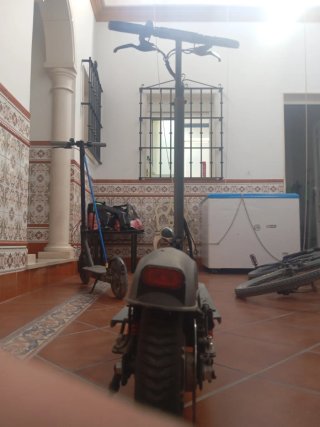 Patineta eléctrica 3 marchas y traduon trasera