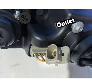 ML FARO DCH VOLKSWAGEN VW GOLF 3 91-97 OJOS ANGEL NEGROS R01
