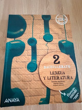 Lengua y literatura, 2 Bachillerato, Operación ...