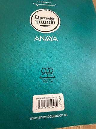 Lengua y literatura, 2 Bachillerato, Operación ...