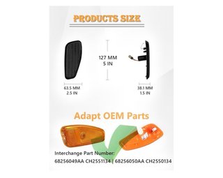 NUEVO! Set 2 luz LED intermitente Jeep Renegade