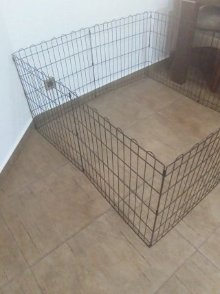 Corral para mascotas metálico