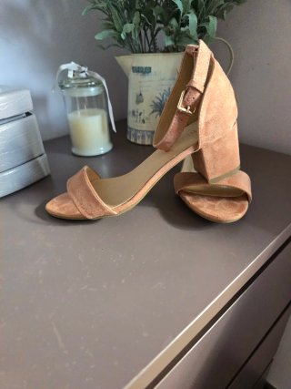 Sandalias ante rosa Talla 38