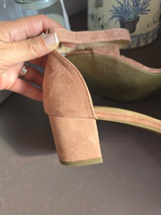 Sandalias ante rosa Talla 38