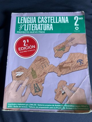 Libro lengua castellana y literatura, segundo bach